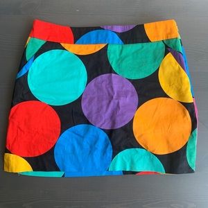 polka dot loudmouth skort